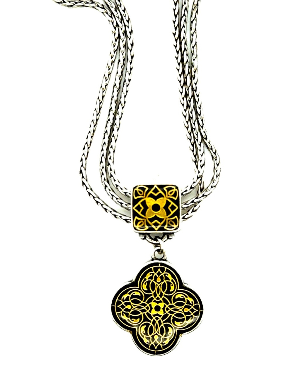 Brighton Reversible Quarrefoil Necklace